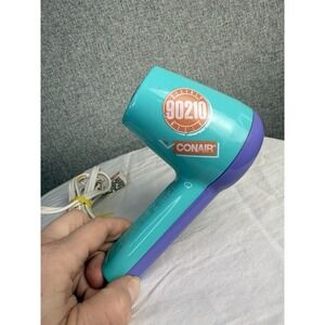 Vintage 90s Beverly Hills 90210 TV Show Conair Travel Compact Hair Dryer‎ WORKS